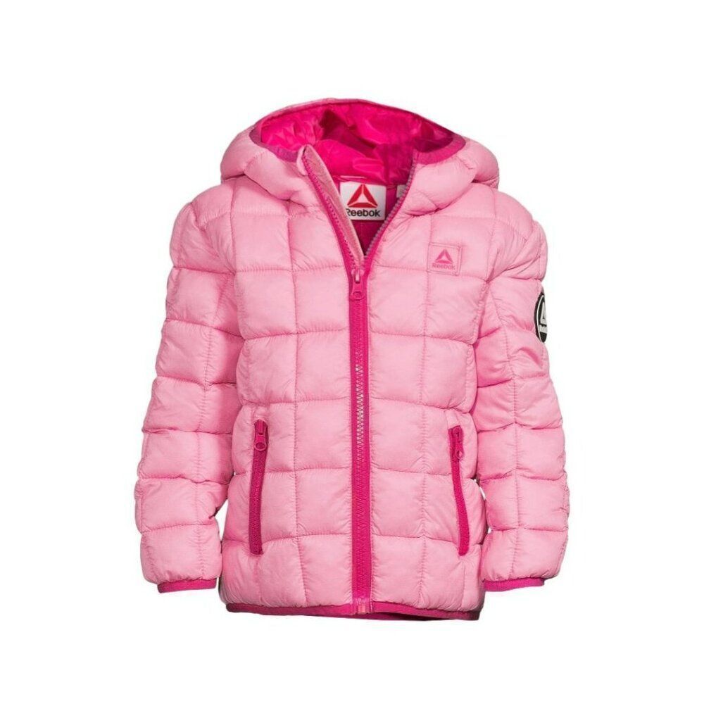 Reebok Baby/Toddler Puffer Jacket Pink 12 Months